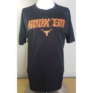 Longhorn Apparel "Hook Em" Texas Longhorn  T-shirt Black Size Large